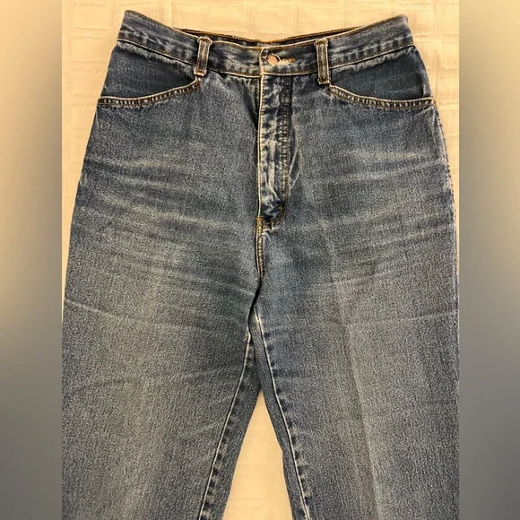 Vintage Foxtail Ultra High Rise 90s Y2K Denim Jeans Made in Hong Kong - Picture 5 of 16